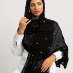 طرحه القلرب الرمادية أسود