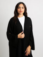 ⁦عباية بوهيمي أسود⁩ - الصورة ⁦3⁩