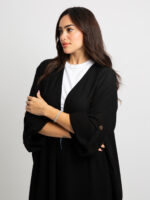 عباية بوهيمي أسود