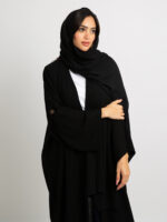 ⁦عباية بوهيمي أسود⁩ - الصورة ⁦5⁩