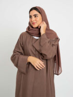 ⁦عباية عملية مقفلة صالونا - بني⁩ - الصورة ⁦6⁩