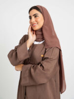 ⁦عباية عملية مقفلة صالونا - بني⁩ - الصورة ⁦7⁩